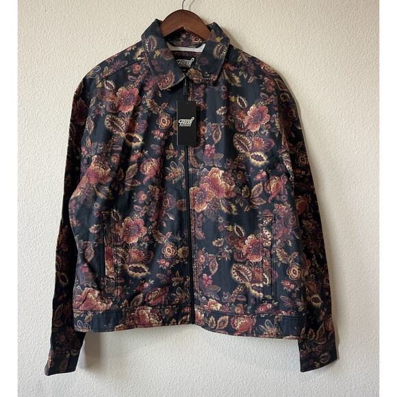 Fresh Prints of Bel-Air Jacket Men's M Funky Streetwear Skater Harrington Drill - Picture 1 of 13